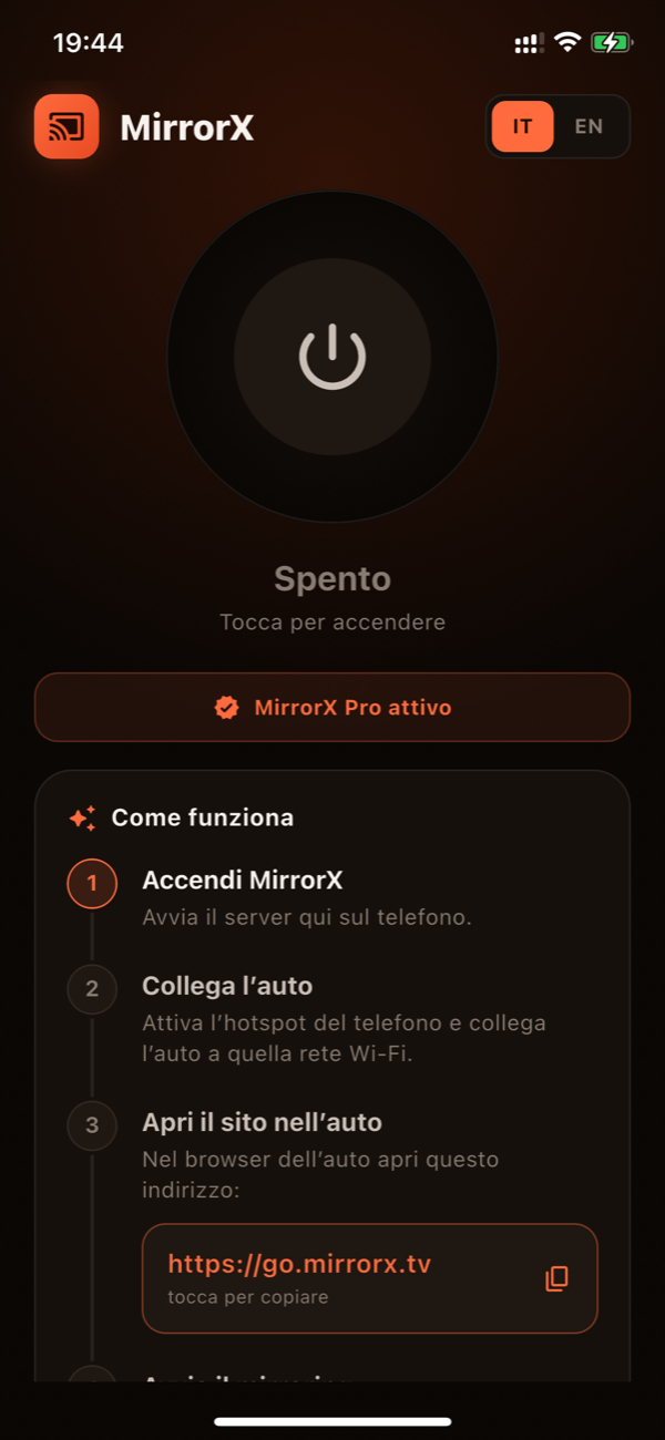 Your iPhone screen, on your car